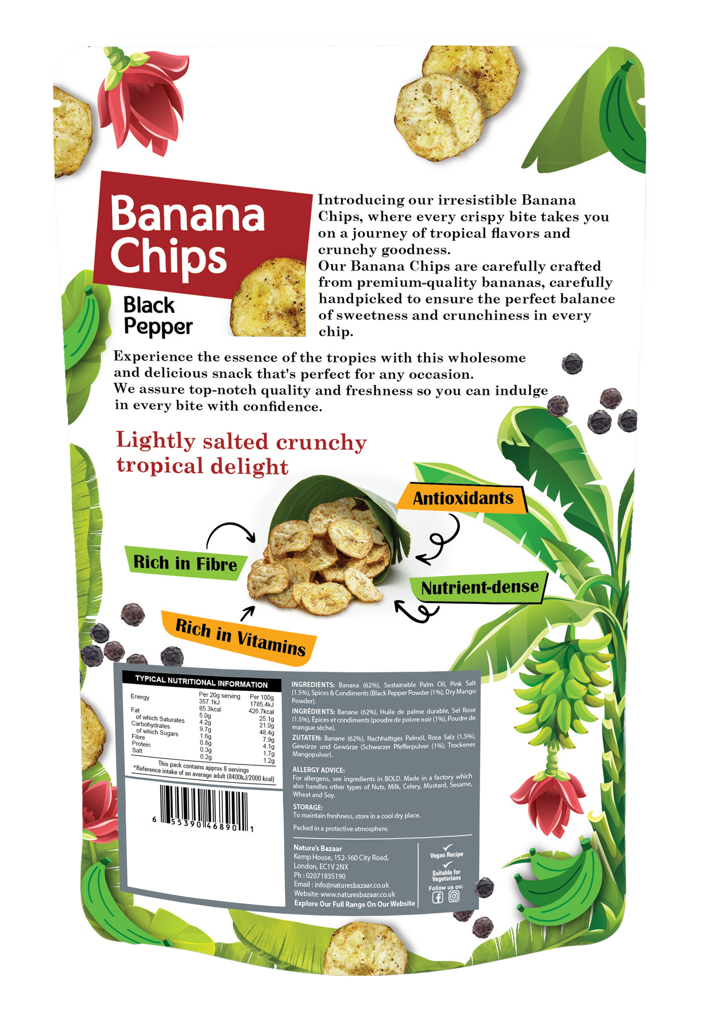 Banana Chips 12PKTS of 150g