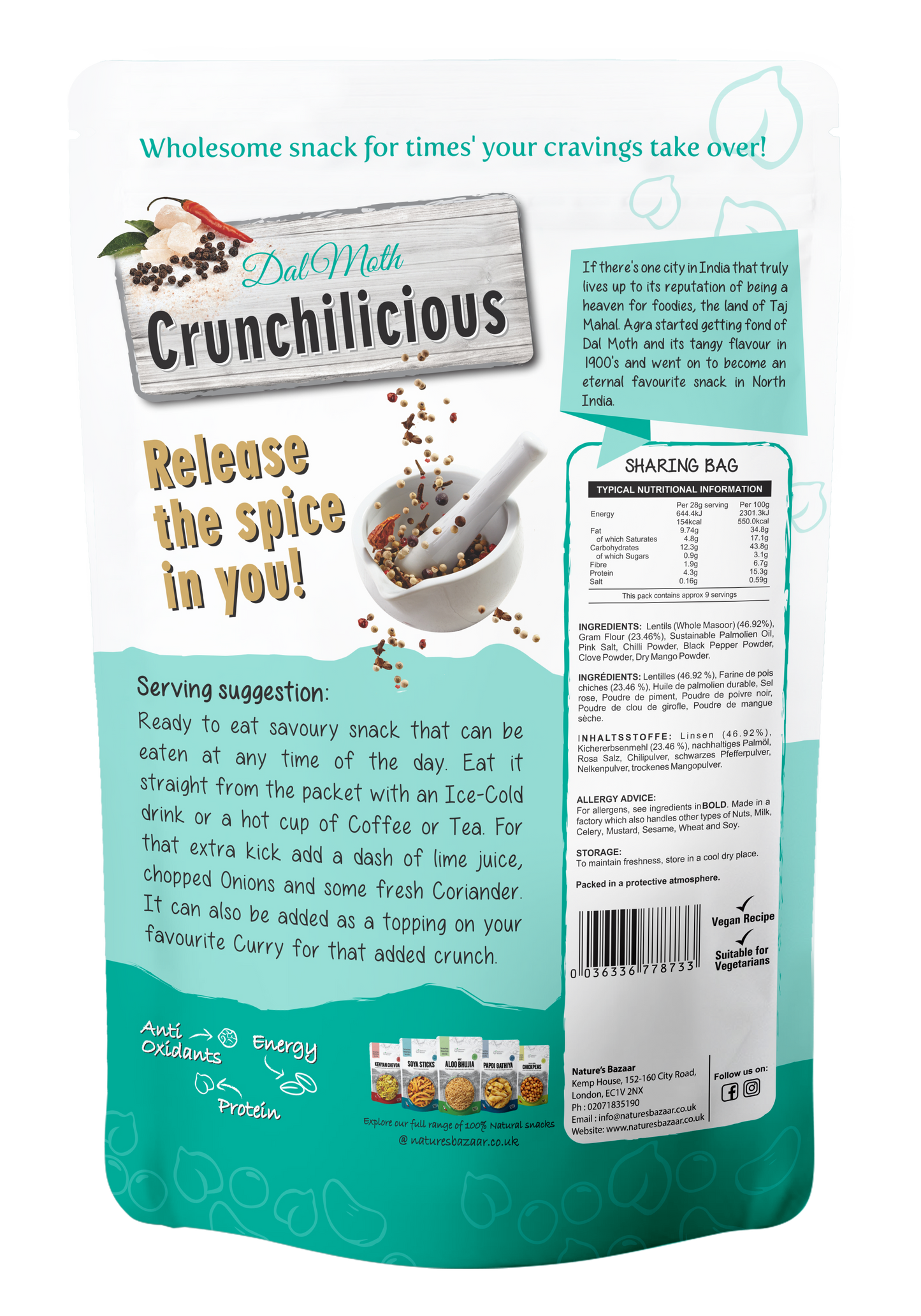 Dal Moth 10PKTS of 225g