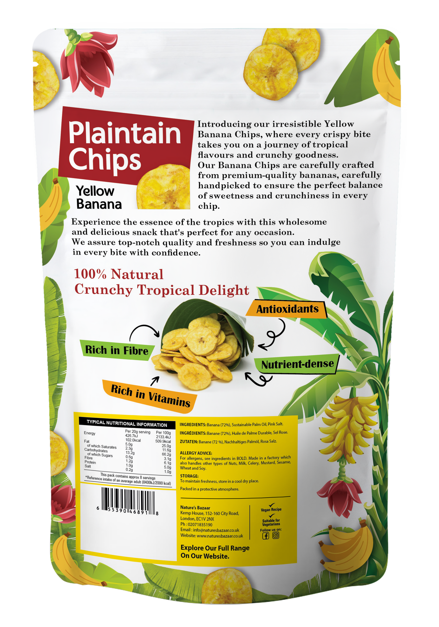 Plantain Chips 12PKTS of 150g