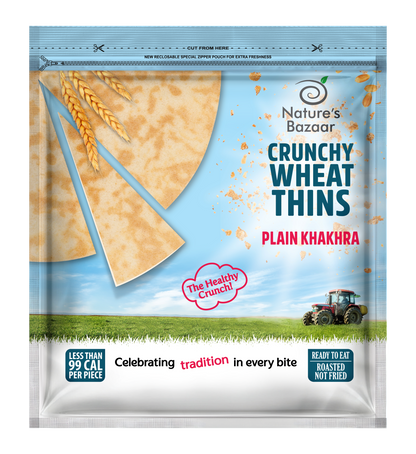 Plain Khakhra 3PKTS of 180g